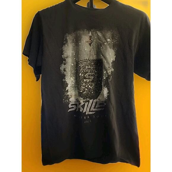 Skillet Winter Tour 2022 Concert Tour Double Sided Black Large A99 Nice - Picture 2 of 5